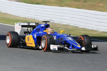 World © Octane Photographic Ltd. Sauber F1 Team Reserve Driver– Raffaele Marciello. Friday 8th May 2015, F1 Spanish GP Practice 1 Circuit de Barcelona-Catalunya, Spain. Digital Ref: 1249CB5D0634