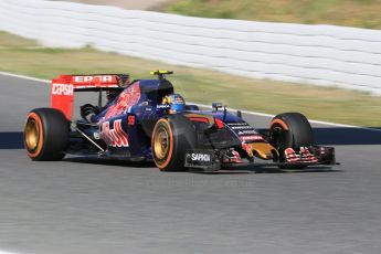 World © Octane Photographic Ltd. Scuderia Toro Rosso STR10 – Carlos Sainz Jnr. Friday 8th May 2015, F1 Spanish GP Practice 1, Circuit de Barcelona-Catalunya, Spain. Digital Ref: 1249CB5D0645