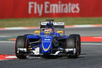 World © Octane Photographic Ltd. Sauber F1 Team Reserve Driver– Raffaele Marciello. Friday 8th May 2015, F1 Spanish GP Practice 1 Circuit de Barcelona-Catalunya, Spain. Digital Ref: 1249LB1D5995