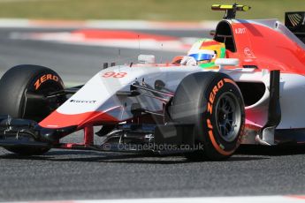 World © Octane Photographic Ltd. Manor Marussia F1 Team – Roberto Merhi. Friday 8th May 2015, F1 Spanish GP Practice 1, Circuit de Barcelona-Catalunya, Spain. Digital Ref: 1249LB1D6061