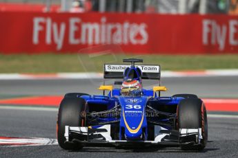 World © Octane Photographic Ltd. Sauber F1 Team Reserve Driver– Raffaele Marciello. Friday 8th May 2015, F1 Spanish GP Practice 1 Circuit de Barcelona-Catalunya, Spain. Digital Ref: 1249LB1D6071