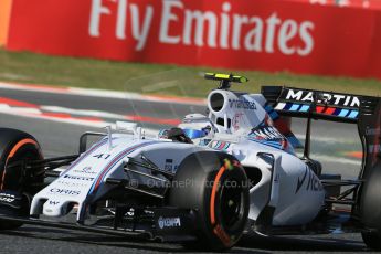 World © Octane Photographic Ltd. Williams Martini Racing FW37 – Susie Wolff. Friday 8th May 2015, F1 Spanish GP Practice 1, Circuit de Barcelona-Catalunya, Spain. Digital Ref: 1249LB1D6107