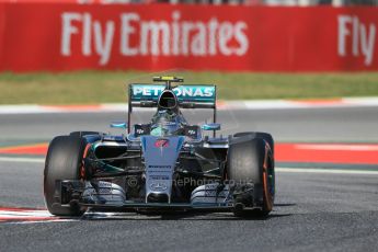 World © Octane Photographic Ltd. Mercedes AMG Petronas F1 W06 Hybrid – Nico Rosberg. Friday 8th May 2015, F1 Spanish GP Practice 1, Circuit de Barcelona-Catalunya, Spain. Digital Ref: 1249LB1D6115