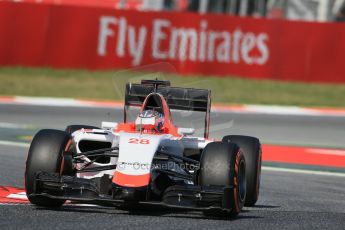 World © Octane Photographic Ltd. Manor Marussia F1 Team – William Stevens. Friday 8th May 2015, F1 Spanish GP Practice 1, Circuit de Barcelona-Catalunya, Spain. Digital Ref: 1249LB1D6218