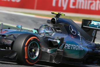 World © Octane Photographic Ltd. Mercedes AMG Petronas F1 W06 Hybrid – Nico Rosberg. Friday 8th May 2015, F1 Spanish GP Practice 1, Circuit de Barcelona-Catalunya, Spain. Digital Ref: 1249LB1D6265