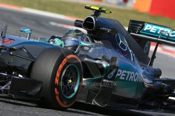 World © Octane Photographic Ltd. Mercedes AMG Petronas F1 W06 Hybrid – Nico Rosberg. Friday 8th May 2015, F1 Spanish GP Practice 1, Circuit de Barcelona-Catalunya, Spain. Digital Ref: 1249LB1D6349