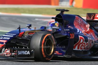 World © Octane Photographic Ltd. Scuderia Toro Rosso STR10 – Max Verstappen Friday 8th May 2015, F1 Spanish GP Practice 1, Circuit de Barcelona-Catalunya, Spain. Digital Ref: 1249LB1D6399