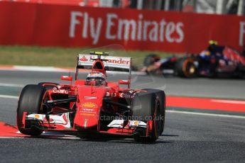 World © Octane Photographic Ltd. Scuderia Ferrari SF15-T– Kimi Raikkonen. Friday 8th May 2015, F1 Spanish GP Practice 1, Circuit de Barcelona-Catalunya, Spain. Digital Ref: 1249LB1D6505