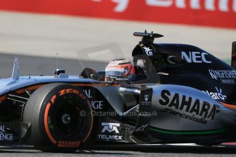 World © Octane Photographic Ltd. Sahara Force India VJM08 – Nico Hulkenberg. Friday 8th May 2015, F1 Spanish GP Practice 1, Circuit de Barcelona-Catalunya, Spain. Digital Ref: 1249LB1D6542