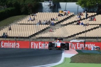 World © Octane Photographic Ltd. Manor Marussia F1 Team – Roberto Merhi. Friday 8th May 2015, F1 Spanish GP Practice 1, Circuit de Barcelona-Catalunya, Spain. Digital Ref: 1249LB1D6591