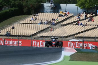 World © Octane Photographic Ltd. McLaren Honda MP4/30 - Jenson Button. Friday 8th May 2015, F1 Spanish GP Practice 1, Circuit de Barcelona-Catalunya, Spain. Digital Ref: 1249LB1D6602