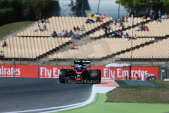 World © Octane Photographic Ltd. McLaren Honda MP4/30 – Fernando Alonso. Friday 8th May 2015, F1 Spanish GP Practice 1, Circuit de Barcelona-Catalunya, Spain. Digital Ref: 1249LB1D6641