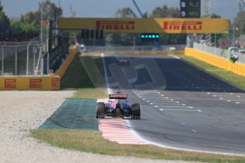 World © Octane Photographic Ltd. Scuderia Toro Rosso STR10 – Max Verstappen Friday 8th May 2015, F1 Spanish GP Practice 1, Circuit de Barcelona-Catalunya, Spain. Digital Ref: 1249LB1D6742