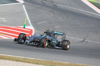 World © Octane Photographic Ltd. Mercedes AMG Petronas F1 W06 Hybrid – Nico Rosberg. Friday 8th May 2015, F1 Spanish GP Practice 1, Circuit de Barcelona-Catalunya, Spain. Digital Ref: 1249LB1D6794