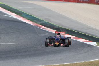 World © Octane Photographic Ltd. Scuderia Toro Rosso STR10 – Max Verstappen Friday 8th May 2015, F1 Spanish GP Practice 1, Circuit de Barcelona-Catalunya, Spain. Digital Ref: 1249LB1D6882