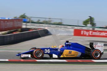 World © Octane Photographic Ltd. Sauber F1 Team Reserve Driver– Raffaele Marciello. Friday 8th May 2015, F1 Spanish GP Practice 1 Circuit de Barcelona-Catalunya, Spain. Digital Ref: 1249LB7D5944