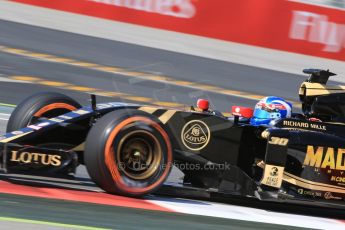 World © Octane Photographic Ltd. Lotus F1 Team Reserve Driver – Jolyon Palmer. Friday 8th May 2015, F1 Spanish GP Practice 1, Circuit de Barcelona-Catalunya, Spain. Digital Ref: 1249LB7D6072