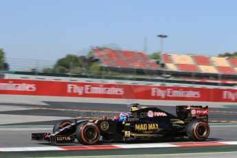 World © Octane Photographic Ltd. Lotus F1 Team Reserve Driver – Jolyon Palmer. Friday 8th May 2015, F1 Spanish GP Practice 1, Circuit de Barcelona-Catalunya, Spain. Digital Ref: 1249LB7D6160