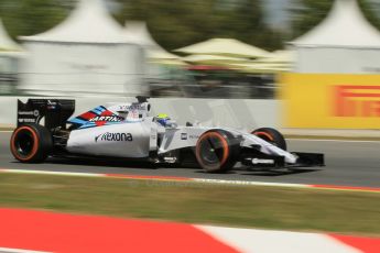 World © Octane Photographic Ltd. Williams Martini Racing FW37 – Felipe Massa. Friday 8th May 2015, F1 Spanish GP Practice 2, Circuit de Barcelona-Catalunya, Spain. Digital Ref: 1251CB1L6677