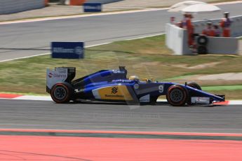 World © Octane Photographic Ltd. Sauber F1 Team C34-Ferrari – Marcus Ericsson. Friday 8th May 2015, F1 Spanish GP Practice 2, Circuit de Barcelona-Catalunya, Spain. Digital Ref: 1251CB5D0709