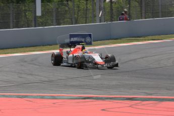 World © Octane Photographic Ltd. Manor Marussia F1 Team – Roberto Merhi. Friday 8th May 2015, F1 Spanish GP Practice 2, Circuit de Barcelona-Catalunya, Spain. Digital Ref: 1251CB5D0736