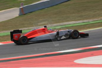 World © Octane Photographic Ltd. Manor Marussia F1 Team – William Stevens. Friday 8th May 2015, F1 Spanish GP Practice 2, Circuit de Barcelona-Catalunya, Spain. Digital Ref: 1251CB5D0750