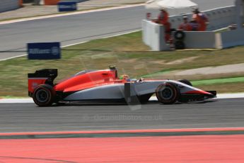 World © Octane Photographic Ltd. Manor Marussia F1 Team – Roberto Merhi. Friday 8th May 2015, F1 Spanish GP Practice 2, Circuit de Barcelona-Catalunya, Spain. Digital Ref: 1251CB5D0771