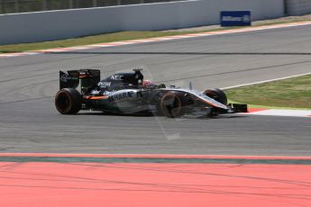 World © Octane Photographic Ltd. Sahara Force India VJM08 – Nico Hulkenberg. Friday 8th May 2015, F1 Spanish GP Practice 2, Circuit de Barcelona-Catalunya, Spain. Digital Ref: 1251CB5D0816