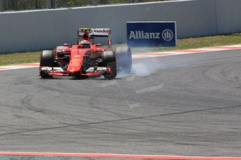 World © Octane Photographic Ltd. Scuderia Ferrari SF15-T– Kimi Raikkonen. Friday 8th May 2015, F1 Spanish GP Practice 2, Circuit de Barcelona-Catalunya, Spain. Digital Ref: 1251CB5D0950