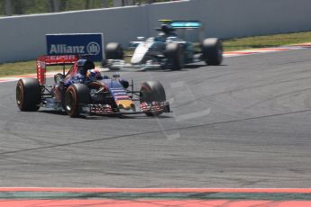 World © Octane Photographic Ltd. Scuderia Toro Rosso STR10 – Max Verstappen Friday 8th May 2015, F1 Spanish GP Practice 2, Circuit de Barcelona-Catalunya, Spain. Digital Ref: 1251CB5D0961