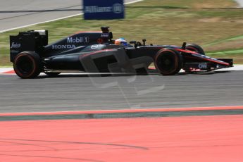 World © Octane Photographic Ltd. McLaren Honda MP4/30 – Fernando Alonso. Friday 8th May 2015, F1 Spanish GP Practice 2, Circuit de Barcelona-Catalunya, Spain. Digital Ref: 1251CB5D1016