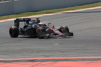 World © Octane Photographic Ltd. McLaren Honda MP4/30 - Jenson Button. Friday 8th May 2015, F1 Spanish GP Practice 2, Circuit de Barcelona-Catalunya, Spain. Digital Ref: 1251CB5D1029