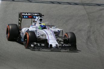 World © Octane Photographic Ltd. Williams Martini Racing FW37 – Felipe Massa. Friday 8th May 2015, F1 Spanish GP Practice 2, Circuit de Barcelona-Catalunya, Spain. Digital Ref: 1251CB5D1052