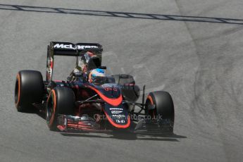 World © Octane Photographic Ltd. McLaren Honda MP4/30 – Fernando Alonso. Friday 8th May 2015, F1 Spanish GP Practice 2, Circuit de Barcelona-Catalunya, Spain. Digital Ref: 1251CB5D1100