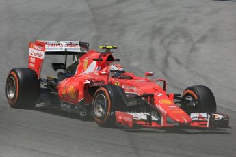 World © Octane Photographic Ltd. Scuderia Ferrari SF15-T– Kimi Raikkonen. Friday 8th May 2015, F1 Spanish GP Practice 2, Circuit de Barcelona-Catalunya, Spain. Digital Ref: 1251CB5D1136