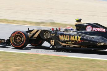 World © Octane Photographic Ltd. Lotus F1 Team E23 Hybrid – Pastor Maldonado. Friday 8th May 2015, F1 Spanish GP Practice 2, Circuit de Barcelona-Catalunya, Spain. Digital Ref: 1251LB1D7027