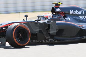 World © Octane Photographic Ltd. McLaren Honda MP4/30 - Jenson Button. Friday 8th May 2015, F1 Spanish GP Practice 2, Circuit de Barcelona-Catalunya, Spain. Digital Ref: 1251LB1D7168