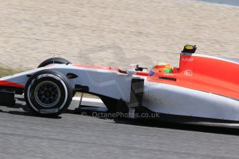 World © Octane Photographic Ltd. Manor Marussia F1 Team – Roberto Merhi. Friday 8th May 2015, F1 Spanish GP Practice 2, Circuit de Barcelona-Catalunya, Spain. Digital Ref: 1251LB1D7240