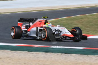 World © Octane Photographic Ltd. Manor Marussia F1 Team – Roberto Merhi. Saturday 9th May 2015, F1 Spanish GP Practice 3, Circuit de Barcelona-Catalunya, Spain. Digital Ref: 1256CB7D7533