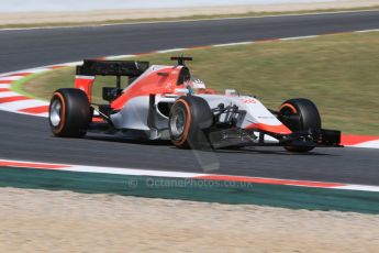 World © Octane Photographic Ltd. Manor Marussia F1 Team – William Stevens. Saturday 9th May 2015, F1 Spanish GP Practice 3, Circuit de Barcelona-Catalunya, Spain. Digital Ref: 1256CB7D7542