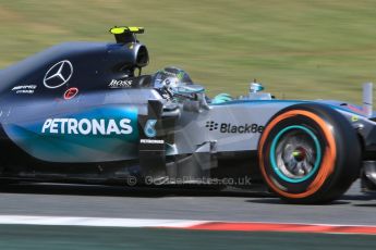 World © Octane Photographic Ltd. Mercedes AMG Petronas F1 W06 Hybrid – Nico Rosberg. Saturday 9th May 2015, F1 Spanish GP Practice 3, Circuit de Barcelona-Catalunya, Spain. Digital Ref: 1256CB7D7561