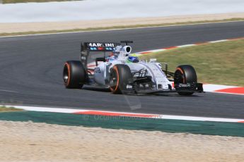 World © Octane Photographic Ltd. Williams Martini Racing FW37 – Felipe Massa. Saturday 9th May 2015, F1 Spanish GP Practice 3, Circuit de Barcelona-Catalunya, Spain. Digital Ref: 1256CB7D7576