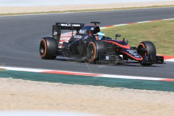 World © Octane Photographic Ltd. McLaren Honda MP4/30 – Fernando Alonso. Saturday 9th May 2015, F1 Spanish GP Practice 3, Circuit de Barcelona-Catalunya, Spain. Digital Ref: 1256CB7D7711