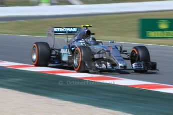 World © Octane Photographic Ltd. Mercedes AMG Petronas F1 W06 Hybrid – Nico Rosberg. Saturday 9th May 2015, F1 Spanish GP Practice 3, Circuit de Barcelona-Catalunya, Spain. Digital Ref: 1256CB7D7768