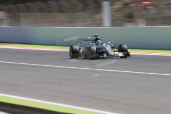 World © Octane Photographic Ltd. Mercedes AMG Petronas F1 W06 Hybrid – Nico Rosberg. Saturday 9th May 2015, F1 Spanish GP Practice 3, Circuit de Barcelona-Catalunya, Spain. Digital Ref: 1256CB7D7776