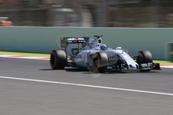 World © Octane Photographic Ltd. Williams Martini Racing FW37 – Felipe Massa. Saturday 9th May 2015, F1 Spanish GP Practice 3, Circuit de Barcelona-Catalunya, Spain. Digital Ref: 1256CB7D7796