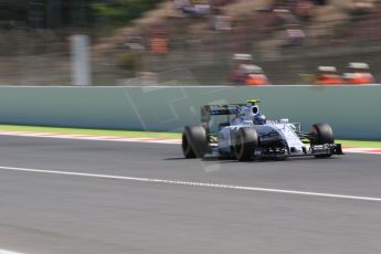 World © Octane Photographic Ltd. Williams Martini Racing FW37 – Valtteri Bottas. Saturday 9th May 2015, F1 Spanish GP Practice 3, Circuit de Barcelona-Catalunya, Spain. Digital Ref: 1256CB7D7801