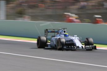 World © Octane Photographic Ltd. Williams Martini Racing FW37 – Felipe Massa. Saturday 9th May 2015, F1 Spanish GP Practice 3, Circuit de Barcelona-Catalunya, Spain. Digital Ref: 1256CB7D7831