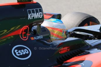 World © Octane Photographic Ltd. McLaren Honda MP4/30 – Fernando Alonso. Saturday 9th May 2015, F1 Spanish GP Formula 1 Practice 3, Circuit de Barcelona-Catalunya, Spain. Digital Ref: 1256CB7D7888