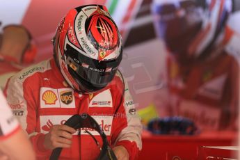World © Octane Photographic Ltd. Scuderia Ferrari SF15-T– Kimi Raikkonen. Saturday 9th May 2015, F1 Spanish GP Practice 3, Circuit de Barcelona-Catalunya, Spain. Digital Ref: 1256LB1D7825